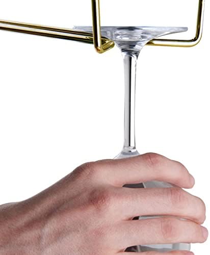 TrueCraftware 24-Inch Brass Stemware Rack Set of 2