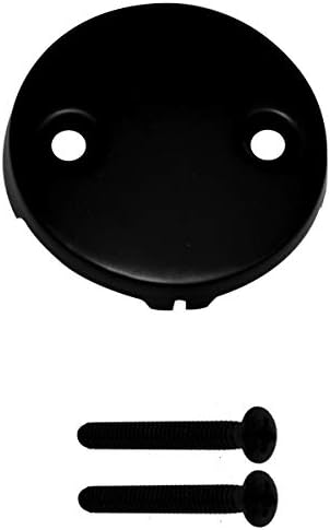 Westbrass Replacement Tip Toe Drain with 2-Hole Faceplate Matte Black