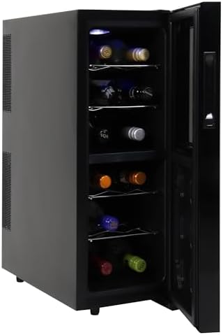 Koolatron 12 Bottle Wine Cooler Freestanding Cabinet