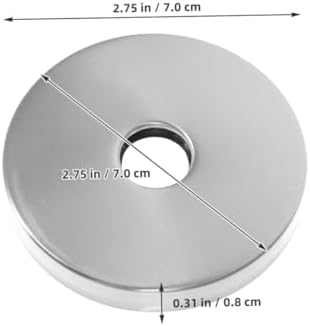Gadpiparty 2 Pcs Stainless Steel Shower Flange Covers