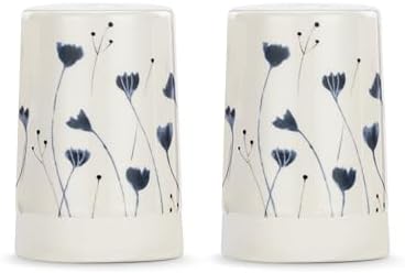 DEMDACO Wildflowers Salt Pepper Shaker Set 3 Inch