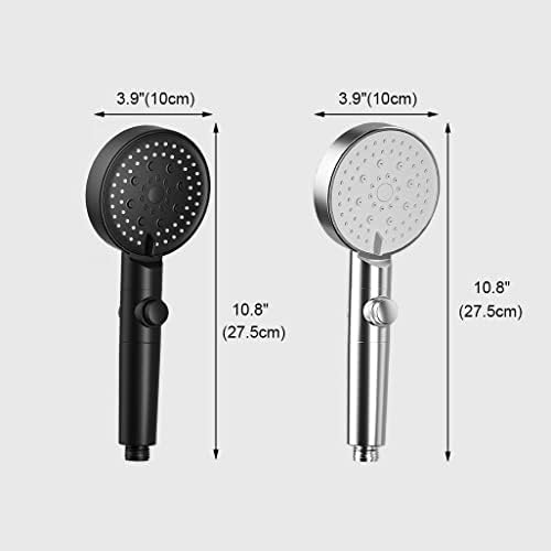 6 Function Handheld Shower Head with 59 Inch Hose Bracket