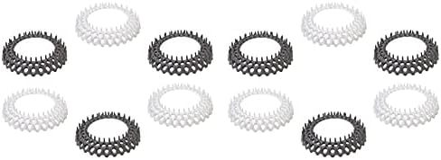 Evriholder Vanity Sink Drain Savers 37-Inch Gray White 12 Pack