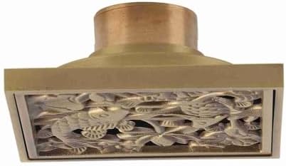 Tomvorks Brass 10cm Shower Floor Drain Strainer Cover