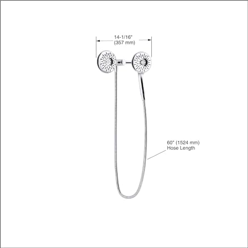 KOHLER Freespin Bellerose 3-Spray Dual Wall Mount Fixed Handheld Shower Head