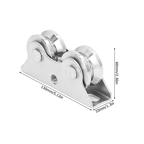 Yuecoom V Shaped Double Bearing Groove Wheel for Heavy Duty Use