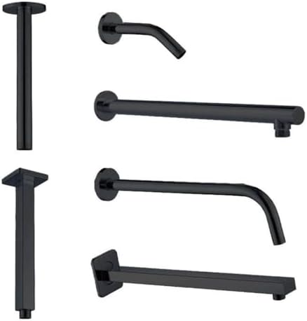 Stainless Steel Folding Shower Arm with G12 Threaded End
