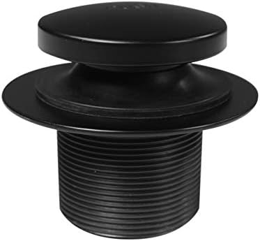 Westbrass Replacement Tip Toe Drain with 2-Hole Faceplate Matte Black