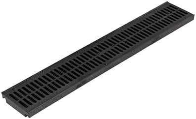 NDS Black 243 Channel Drain Grate 2ft