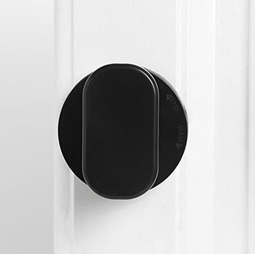 WANLIAN Suction Cup Handle with Vacuum Lock Black Trumpet Design