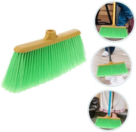 Minkissy 2pcs Durable Plastic Broom Head Replacement