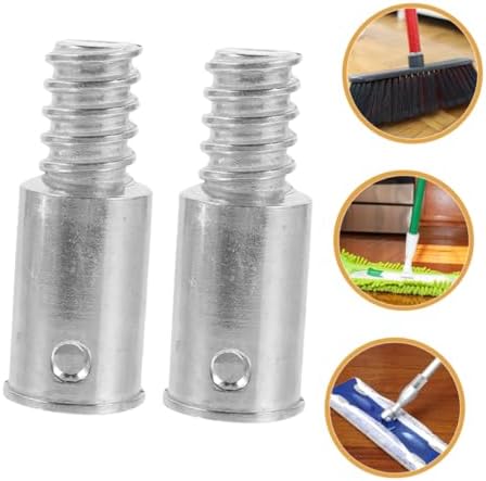 25mm Aluminum Alloy Broom Handle Adapter 2 Pcs