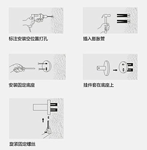 Black Alloy Crystal Bathroom Hand Dryer Holder DIY Mount