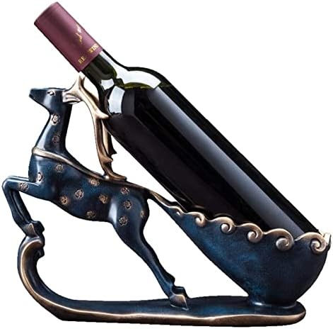 ALDEPO Painted Butterfly Wine Rack Resin Decor