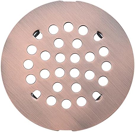 RRAJJ 4-14 Inch Round Shower Drain Cover Replacement - Antique Copper 1