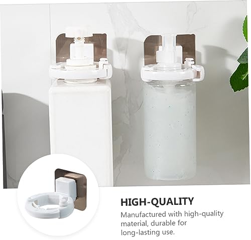 STOBAZA 3pcs Non-Punching Wall-Mounted Shower Gel Holders