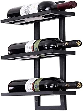 ALDEPO Wine Rack Wall-Mounted Iron Metal Storage