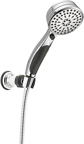 Delta 9-Spray Touch-Clean Handheld Shower with Chrome Hose