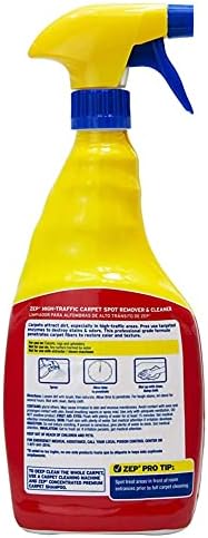Zep High Traffic Carpet Cleaner 32 Ounces Case of 12