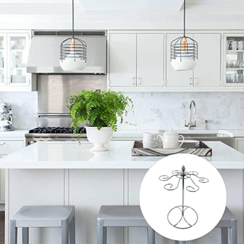Cabilock 6 Hook Wine Glass Stand for Kitchen and Bar