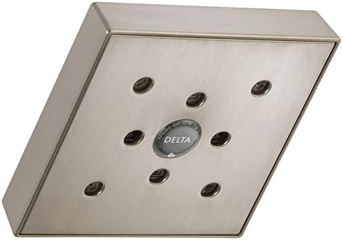 Delta H2Okinetic Raincan Shower Head SpotShield Stainless