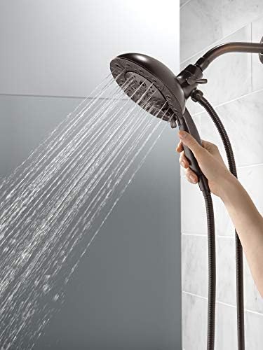 Delta 5-Spray In2ition Dual Shower Head with Handheld Spray and Hose