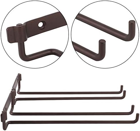 Wall Mounted Wine Glass Rack with Screws for Kitchen Bar Storage
