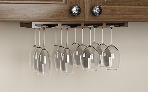 Rustic State 4 Sectional Stemware Rack 12 Inch Deep