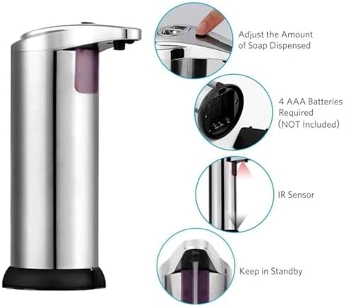 CENGNIAN Touchless Soap Dispenser 280ml Infrared Sensor