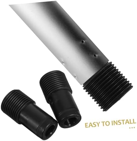 2pcs Plastic Threaded End Broom Handle Adapter