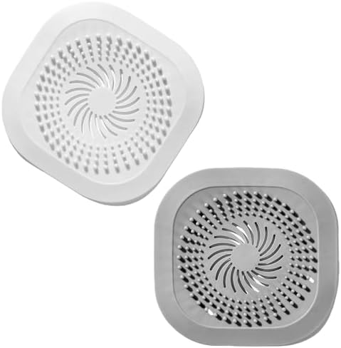 Pagabach Hair Catcher 2 Pack Silicone Drain Cover