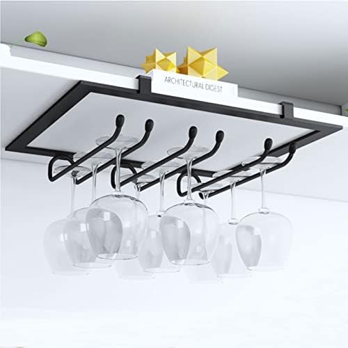 Suuim Hanging Wine Glass Holder for Bar Kitchen Restaurants