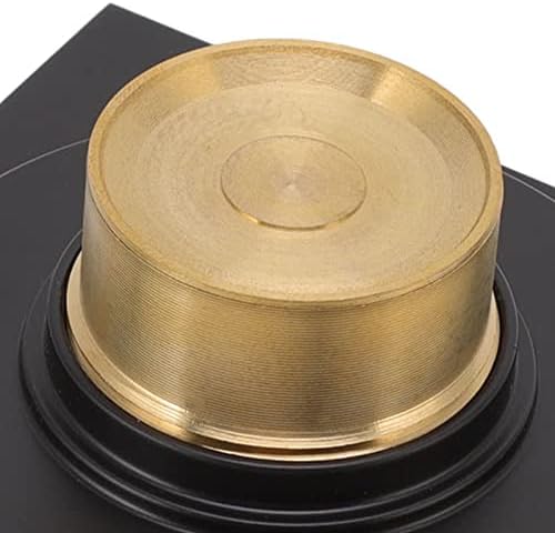 Square Shower Floor Drain with Removable Cover Matte Black 4 Inch