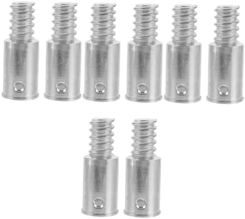 8PCS Threaded Tip Replacement Broom Handle End for Mop Poles