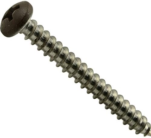 Aivoxe 8-12 Inch Brown Phillips Pan Sheet Metal Screws 100 pcs