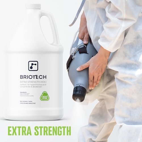 BRIOTECH SurfaceAir 500 - 32 fl oz Pure Hypochlorous 500 PPM Cleaner