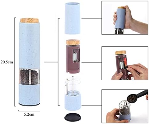 Electric Spice Grinder Set With Holder 2PCS