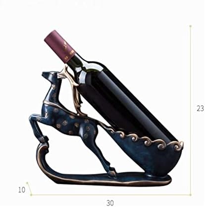 ALDEPO Painted Butterfly Wine Rack Resin Decor