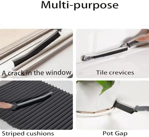 5 Pcs Hard Bristle Crevice Cleaning Brush for Narrow Spaces