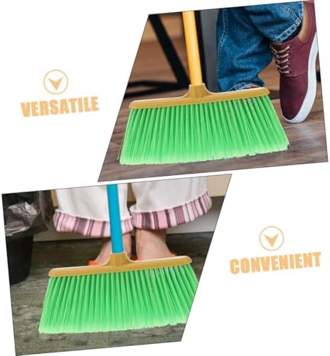 Minkissy 2pcs Durable Plastic Broom Head Replacement