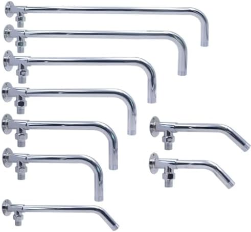 Stainless Steel Wall Mounted Shower Arm Holder 28cm