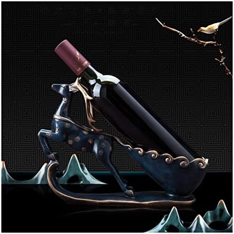 ALDEPO Painted Butterfly Wine Rack Resin Decor