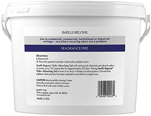 Smells Gone 1-Gallon Odor Absorber Gel - Fragrance Free