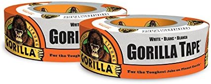 Gorilla White Duct Tape 30 Yard Roll Pack of 2