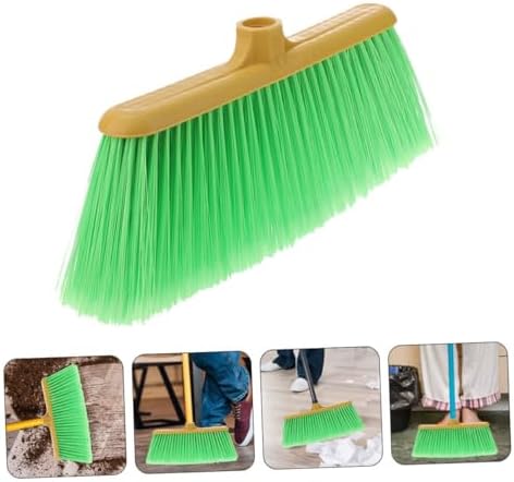 Minkissy 2pcs Durable Plastic Broom Head Replacement