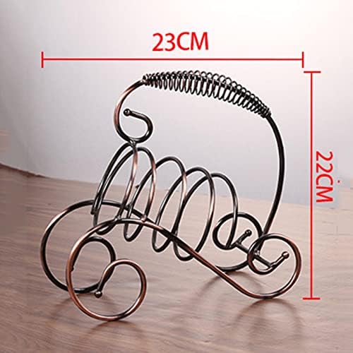 JUSHZ Wine Rack Stand Iron Art Storage Shelf