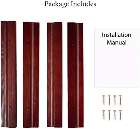 Rustic State Vigo 2 Sectional Wood Stemware Rack