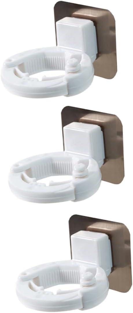 STOBAZA 3pcs Non-Punching Wall-Mounted Shower Gel Holders