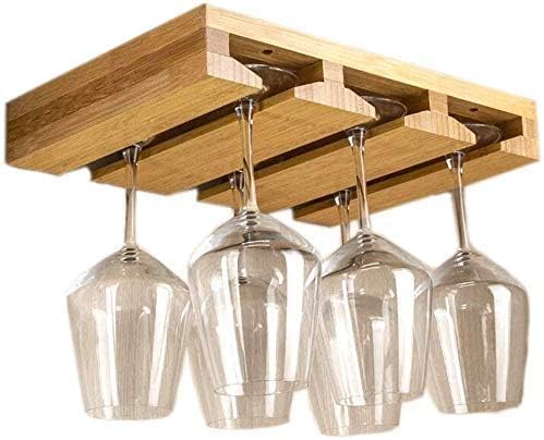 Bamboo Wine Glass Holder with 6 Slots