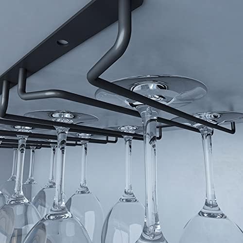 V3VOGUE 2 Row Stemware Holder Wine Glass Hanger Rack